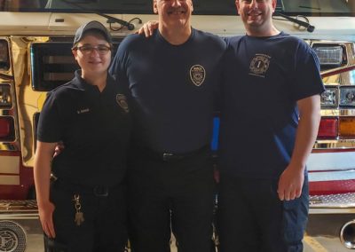 Monday crew with FF Brian Anten